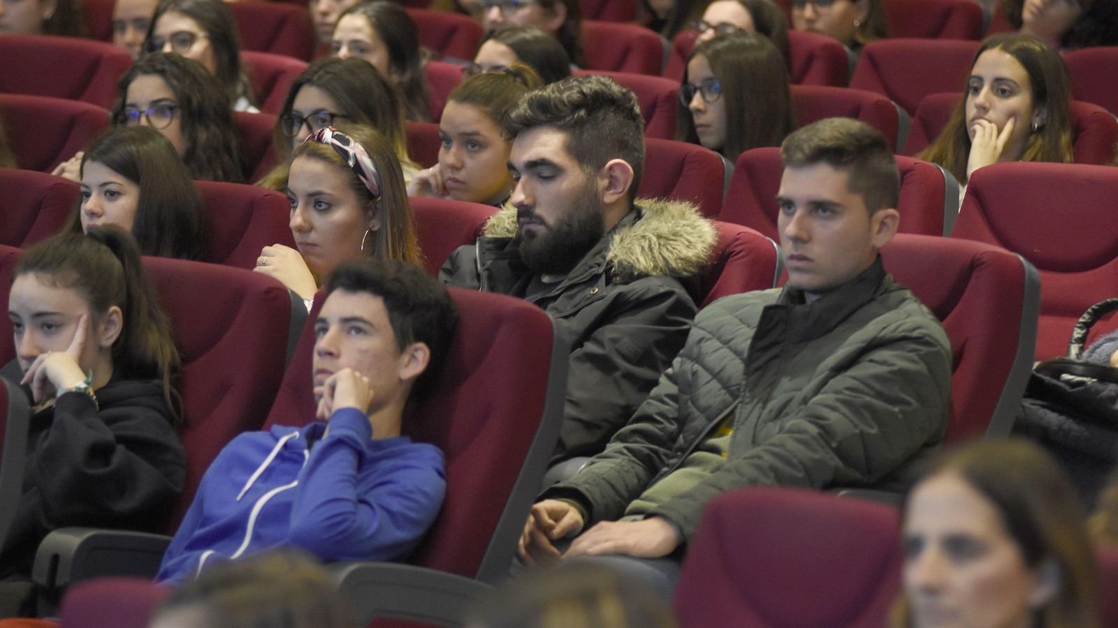 Estudiantes asistentes a las jornadas.
