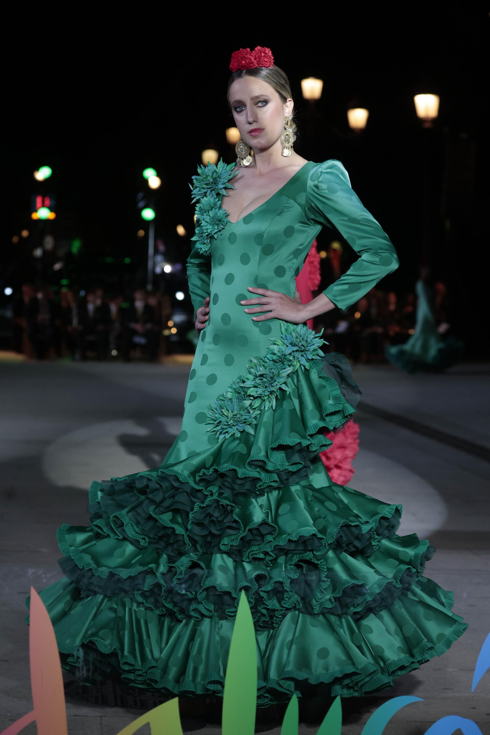 El desfile Andalucía es flamenca en el Palacio de San Telmo, todas las fotos