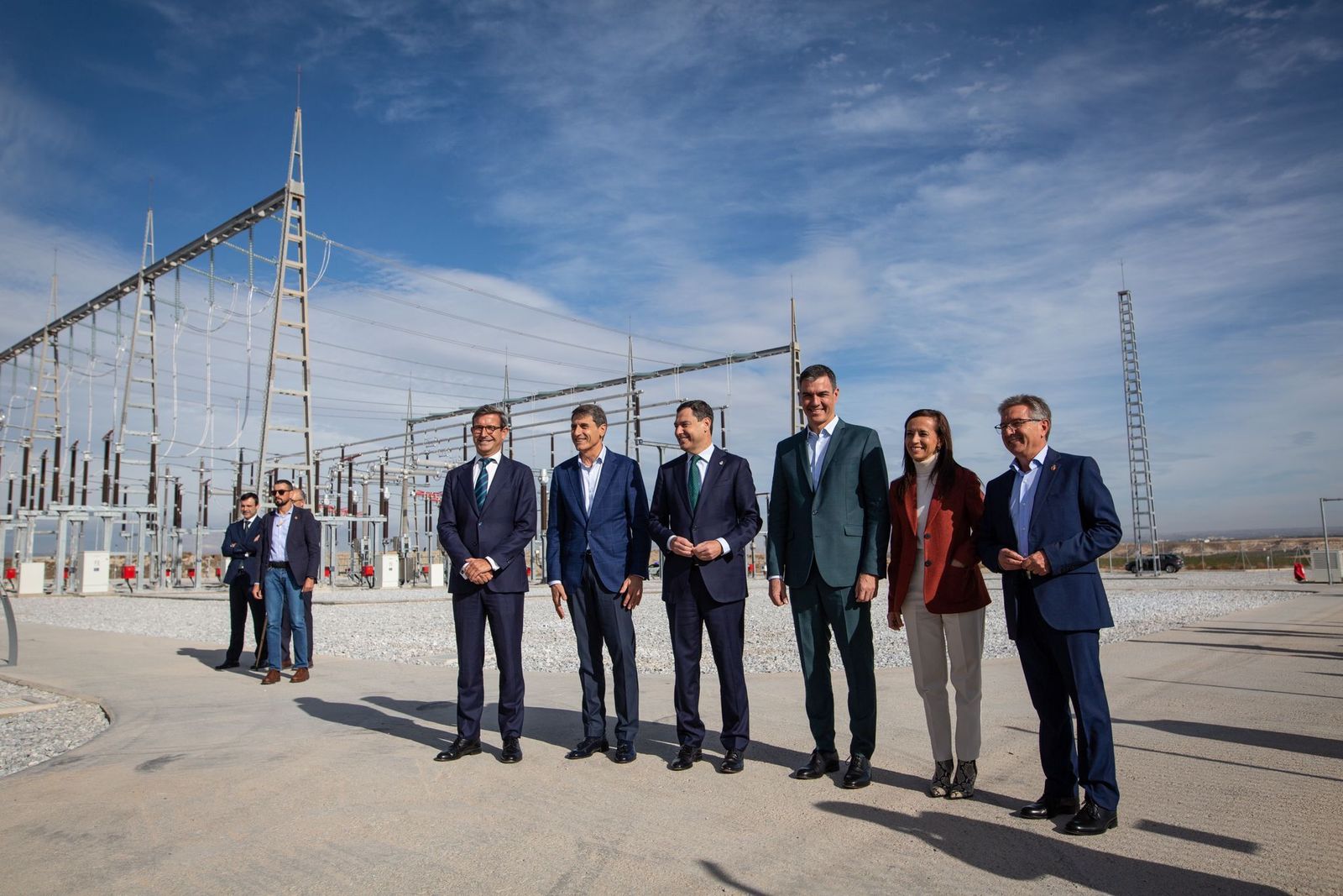 La inauguración de la subestación eléctrica de Baza, en imágenes