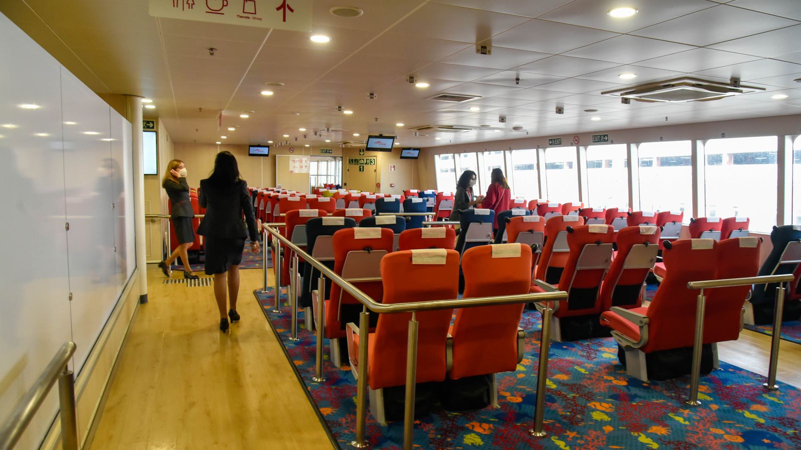 Las fotos de la inaguración del Ferry Levante Jet