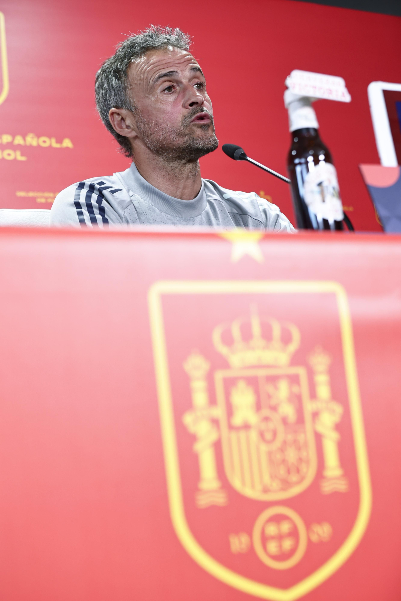 Las imágenes de la selección española en Sevilla