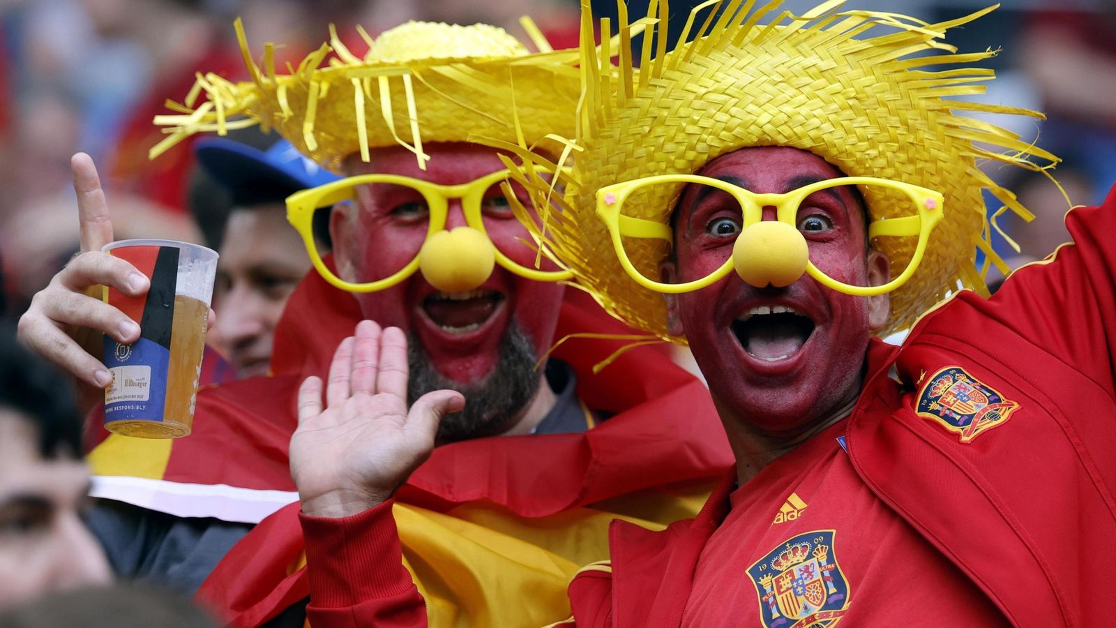 Las mejores imágenes del España - Francia