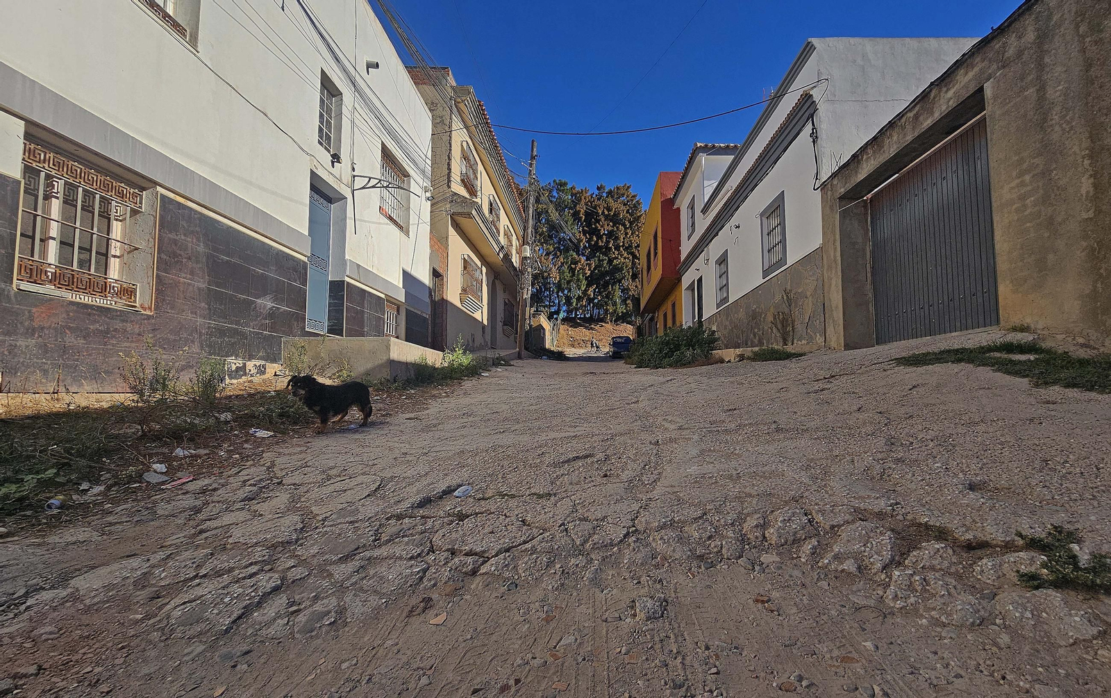 Fotos de los desperfectos de la barriada de La Capelina en Algeciras