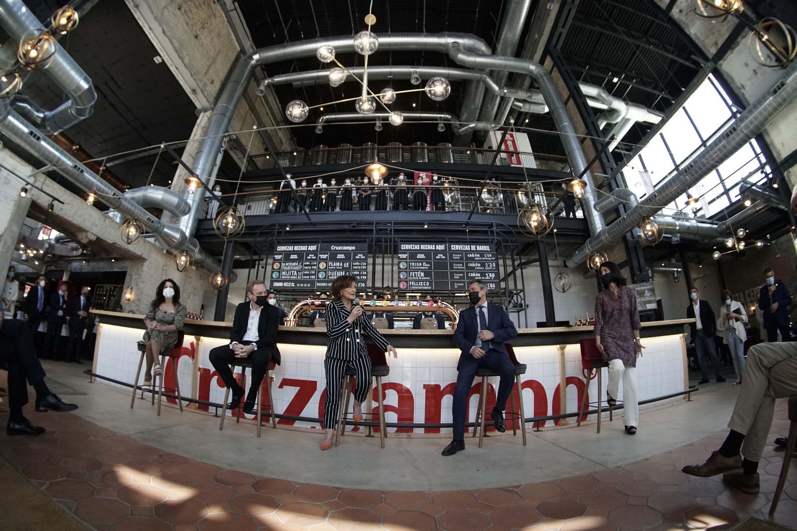 Las imágenes de la inauguración de La Factoría de Cruzcampo