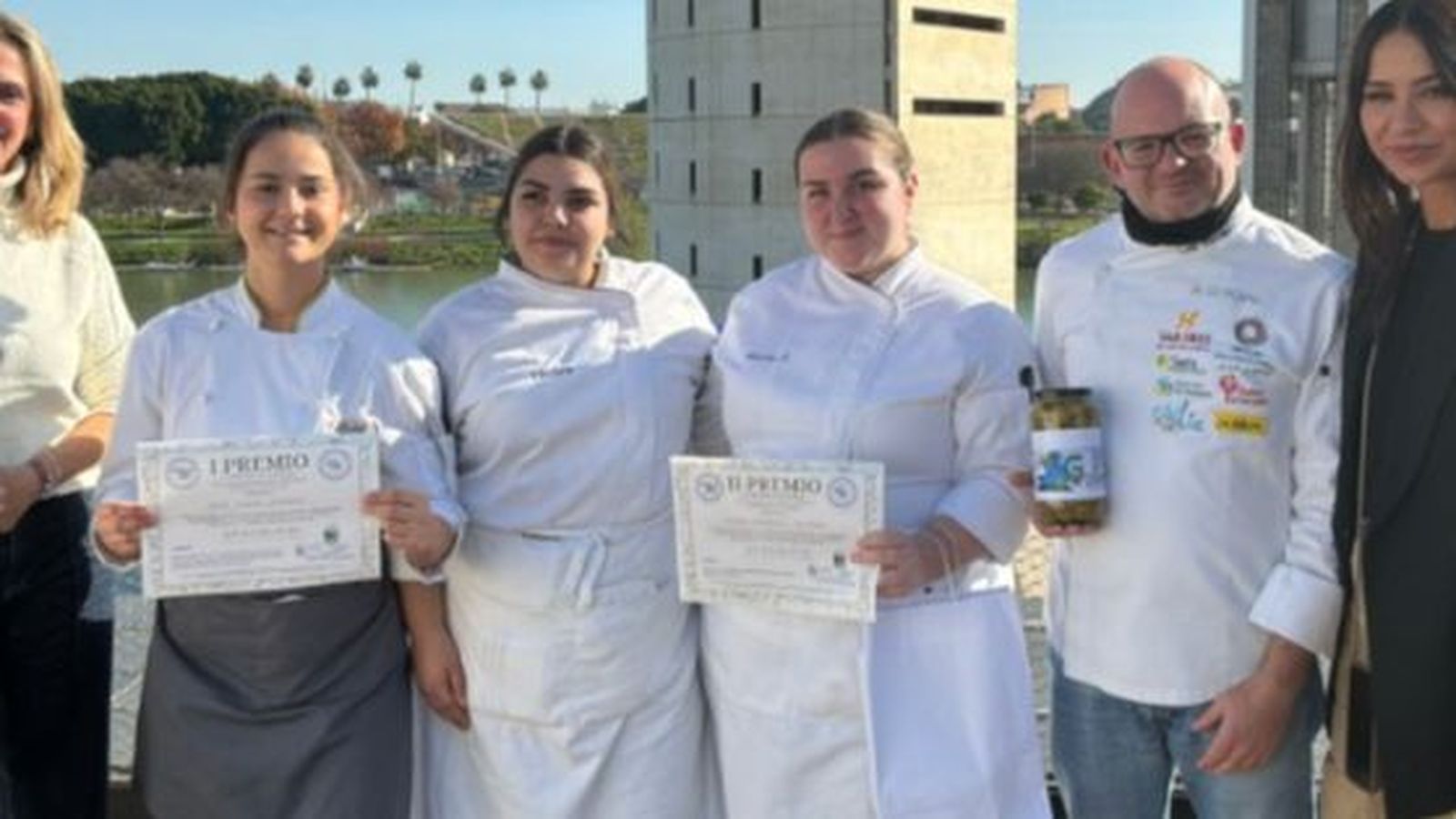 Los premiados en el II concurso Cocina con Sello