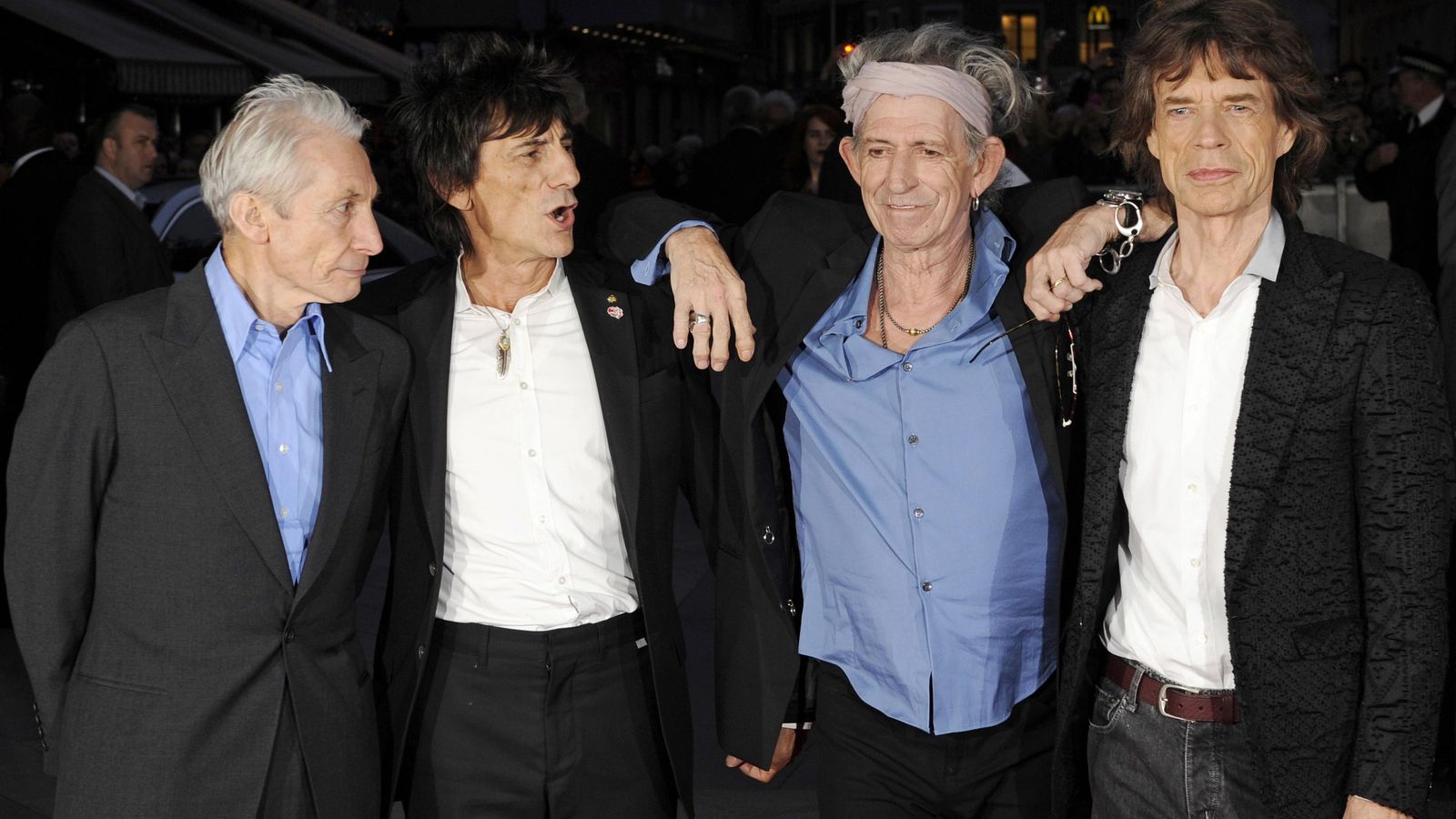 Charlie Watts, Ronnie Wood, Keith Richards y Mick Jagger