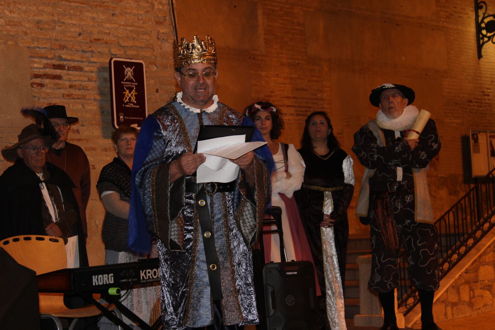 Representación histórica del Terremoto de Vera de 1518