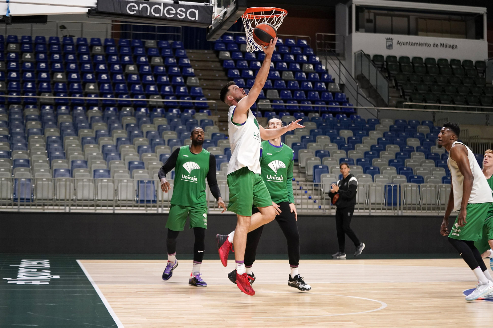 Las imágenes del entrenamiento de este viernes