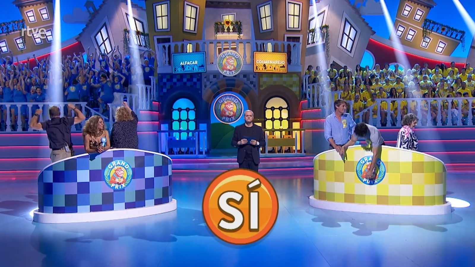 Momento en el que Alfacar se proclamaba ganador del primer programa del Grand Prix del Verano