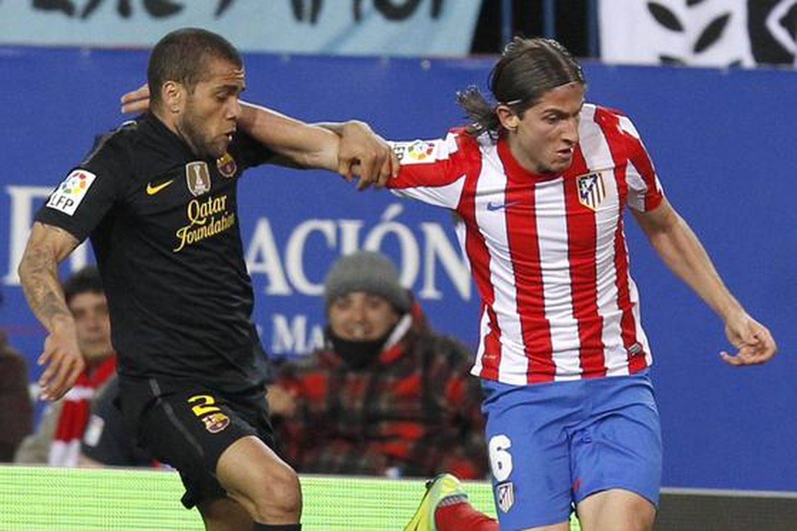 Las imágenes del Atlético- Barcelona