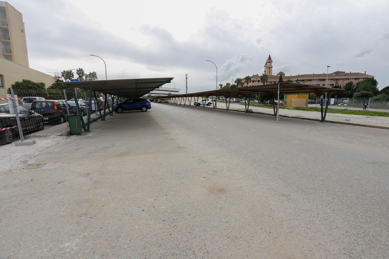 Las fotos de las obras del nuevo aparcamiento del Hospital Punta de Europa de Algeciras