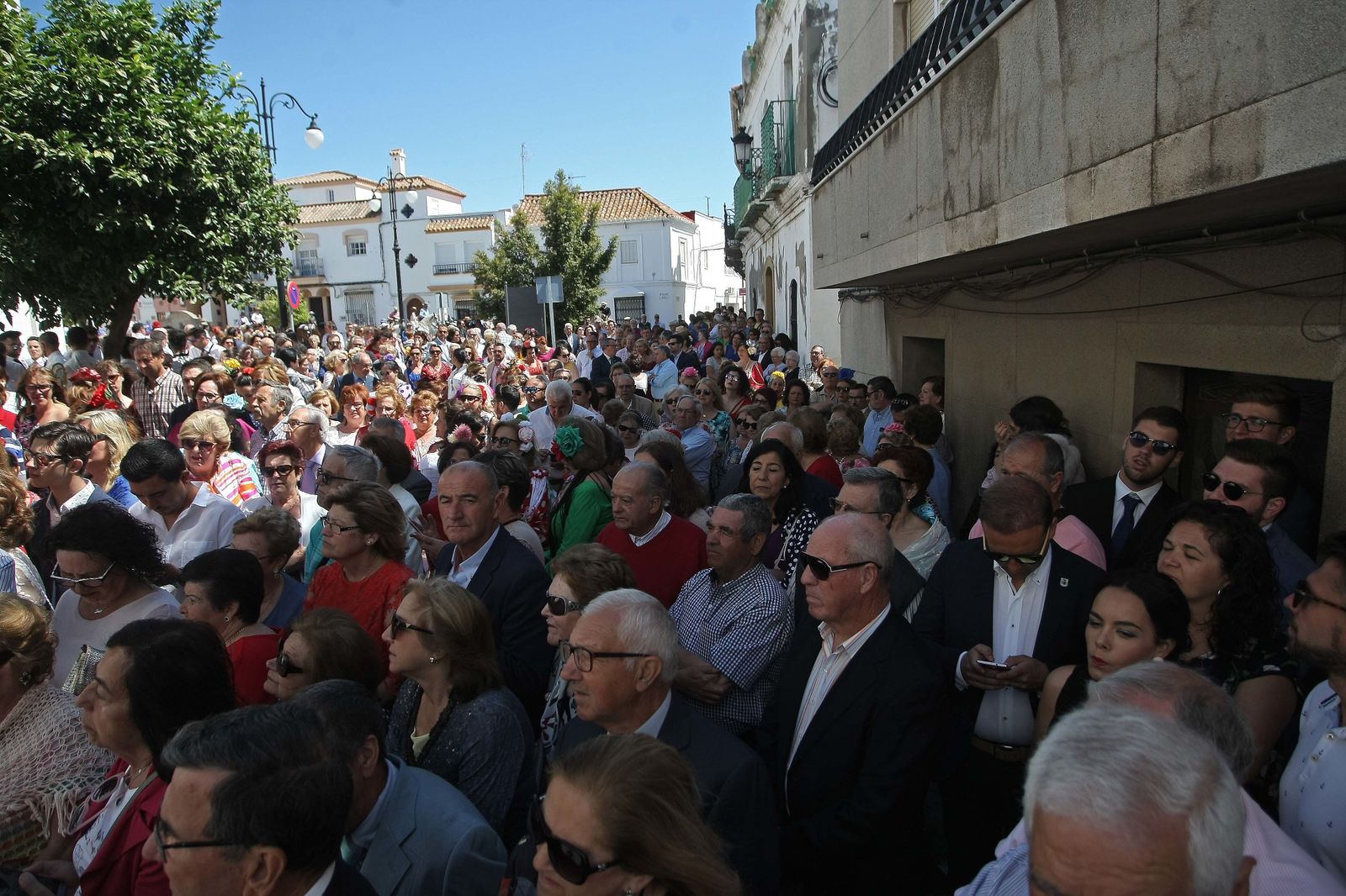 Procesión de San Isidro Labrador y la Virgen del Rosario en Los Barrios