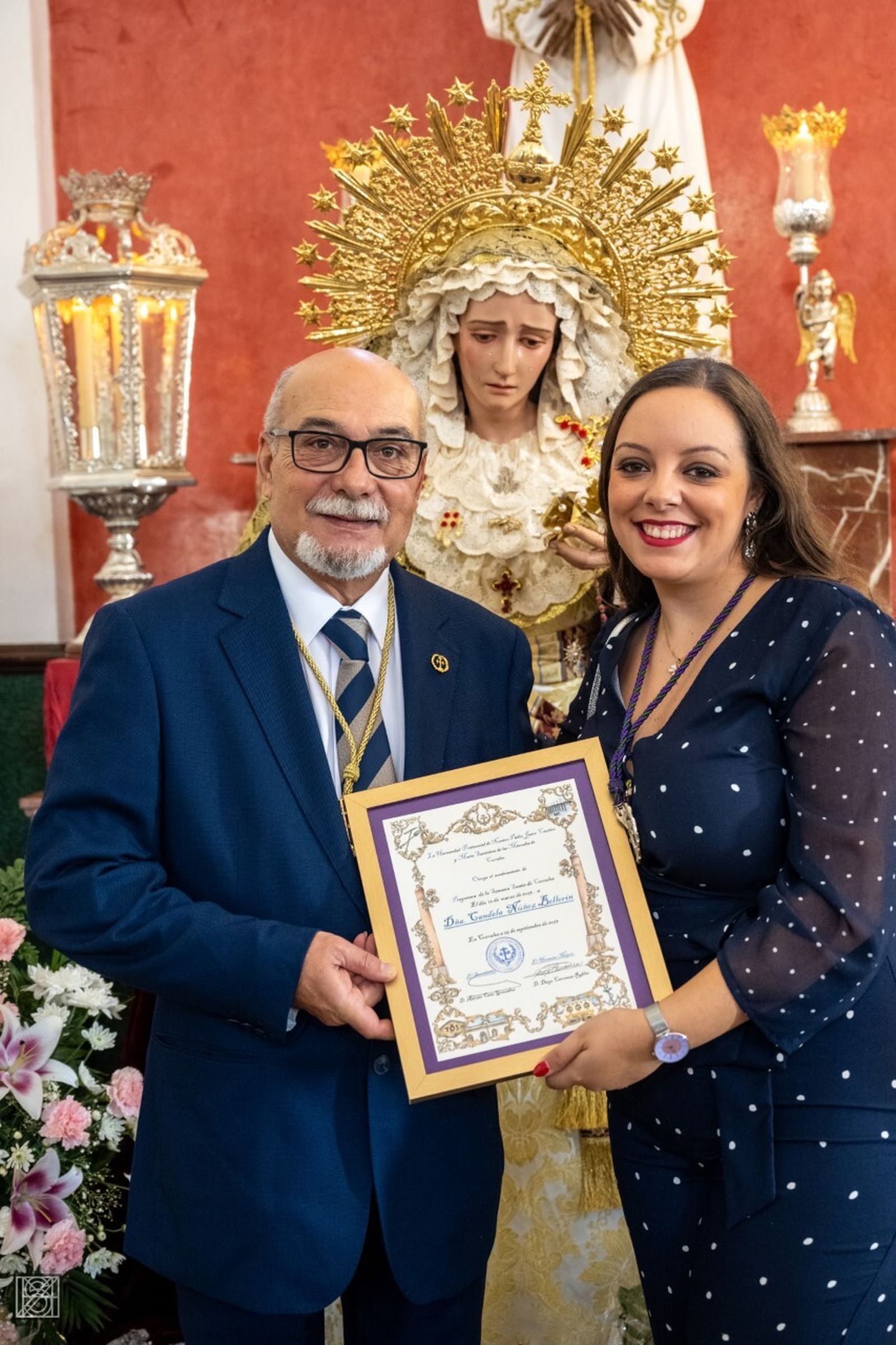Candela Núñez será protagonista tanto de la Semana Santa como de la Romería.