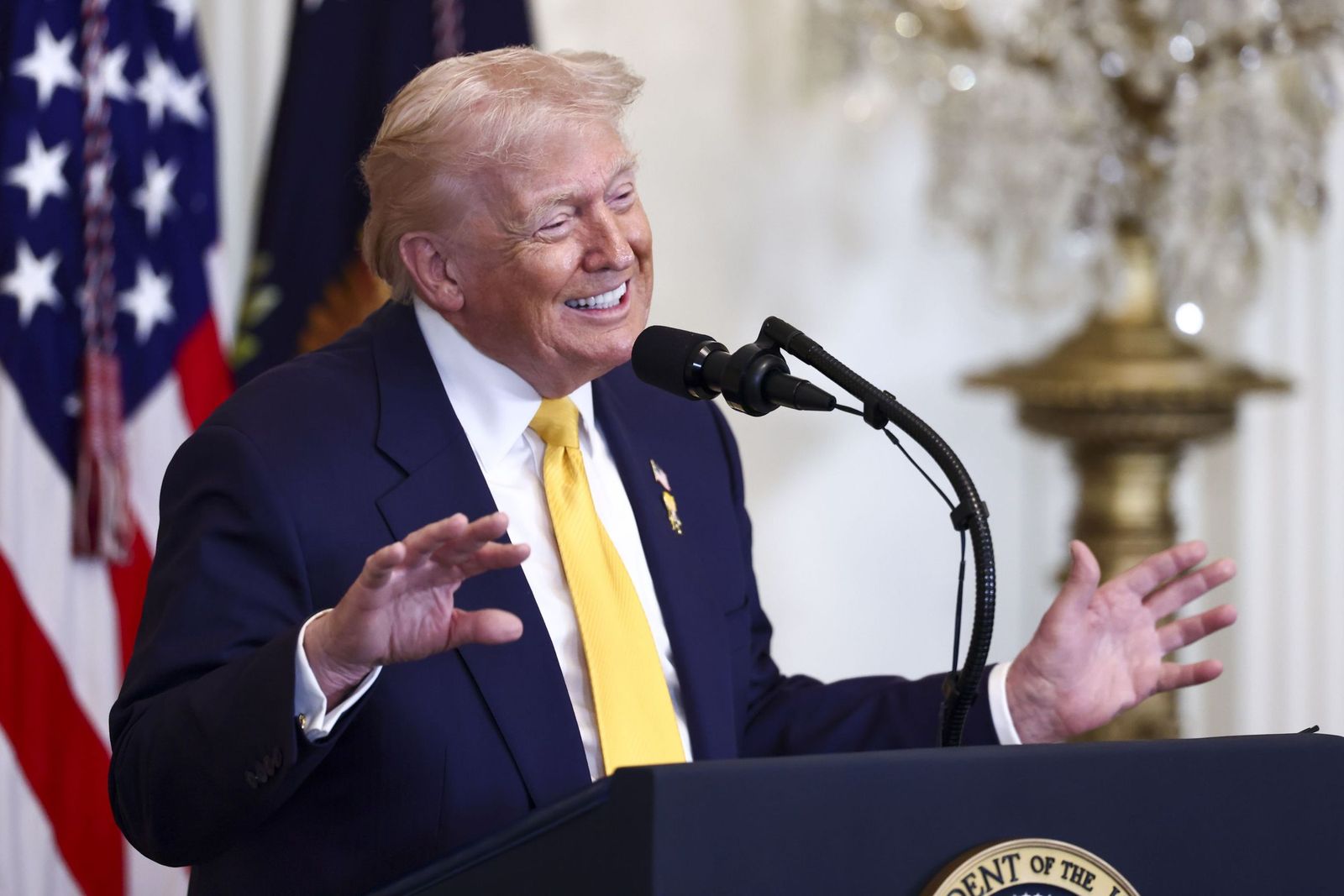 El presidente de EEUU, Donald Trump.