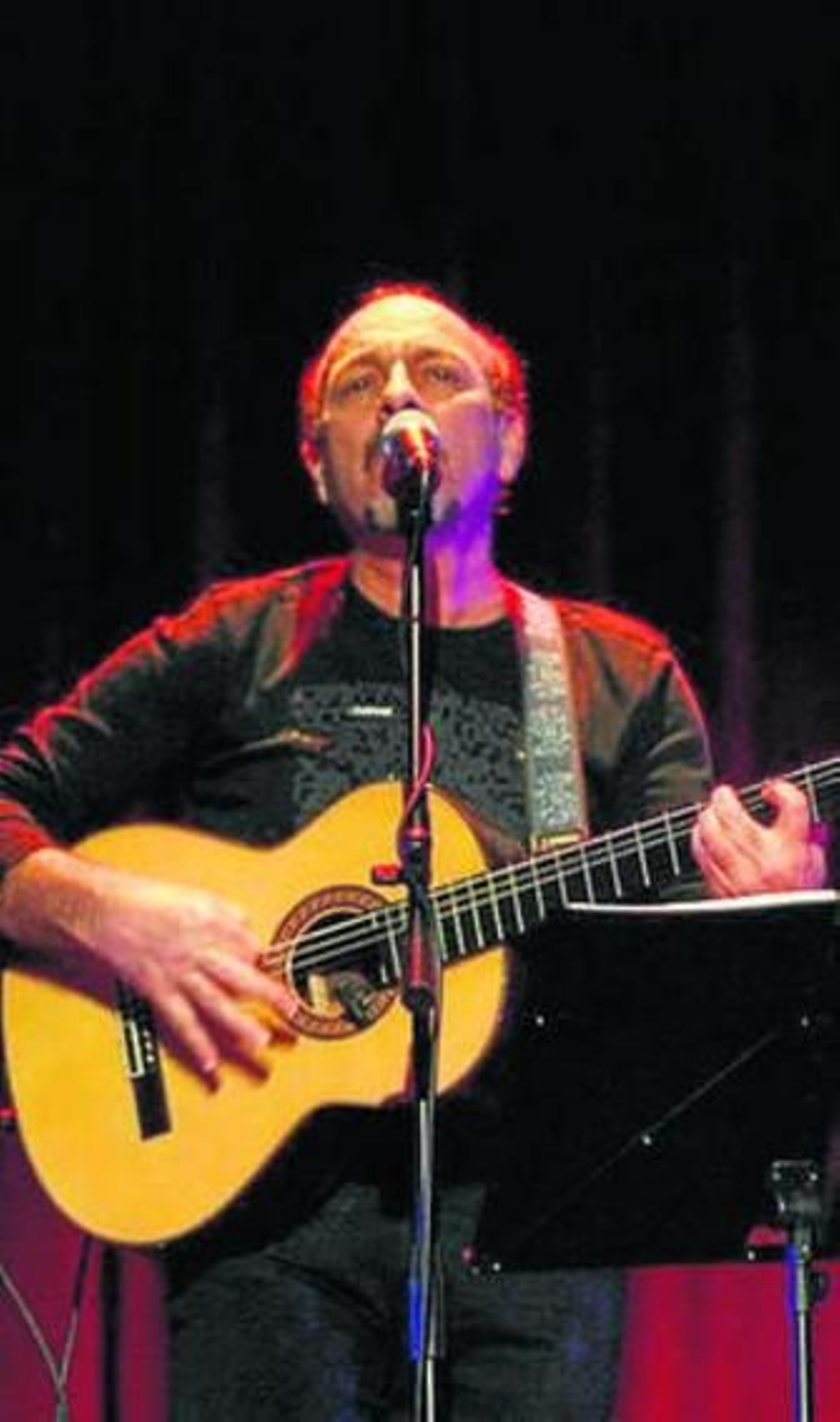 Javier Ruibal, en concierto.