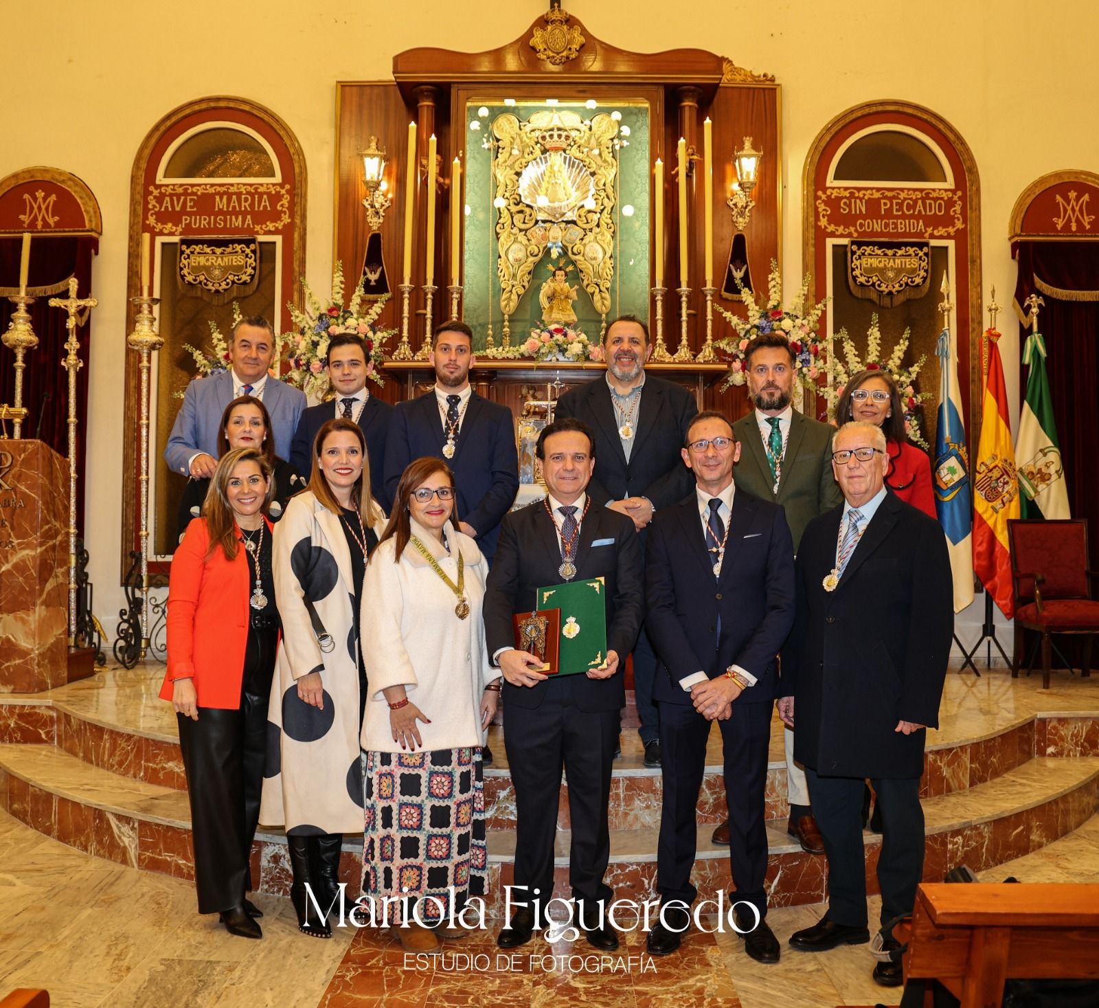 Manuel Ramos transmite a los hermanos de Emigrantes su emoción y fervor por la Virgen del Rocío