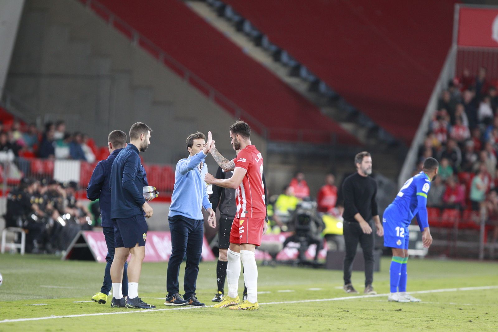 Imágenes del partido de fútbol U.D. Almería-Getafe C.F.