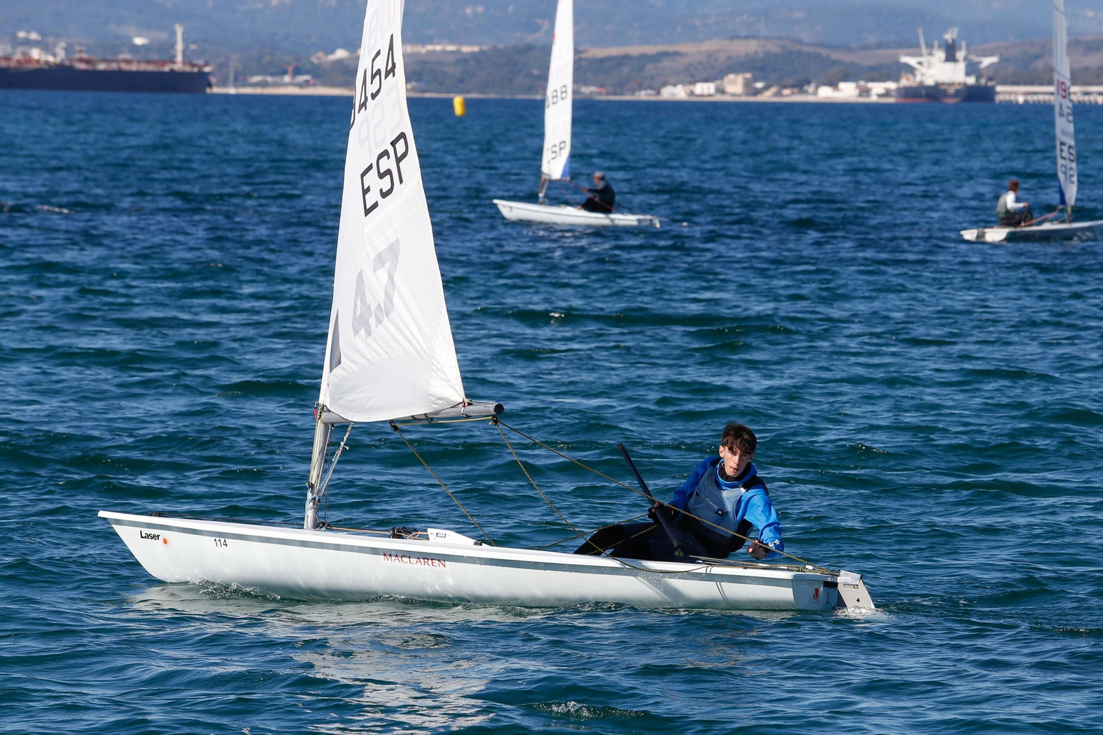 Las fotos de la Copa de Andalucía de vela de ILCA 4 e ILCA 6, en La Línea