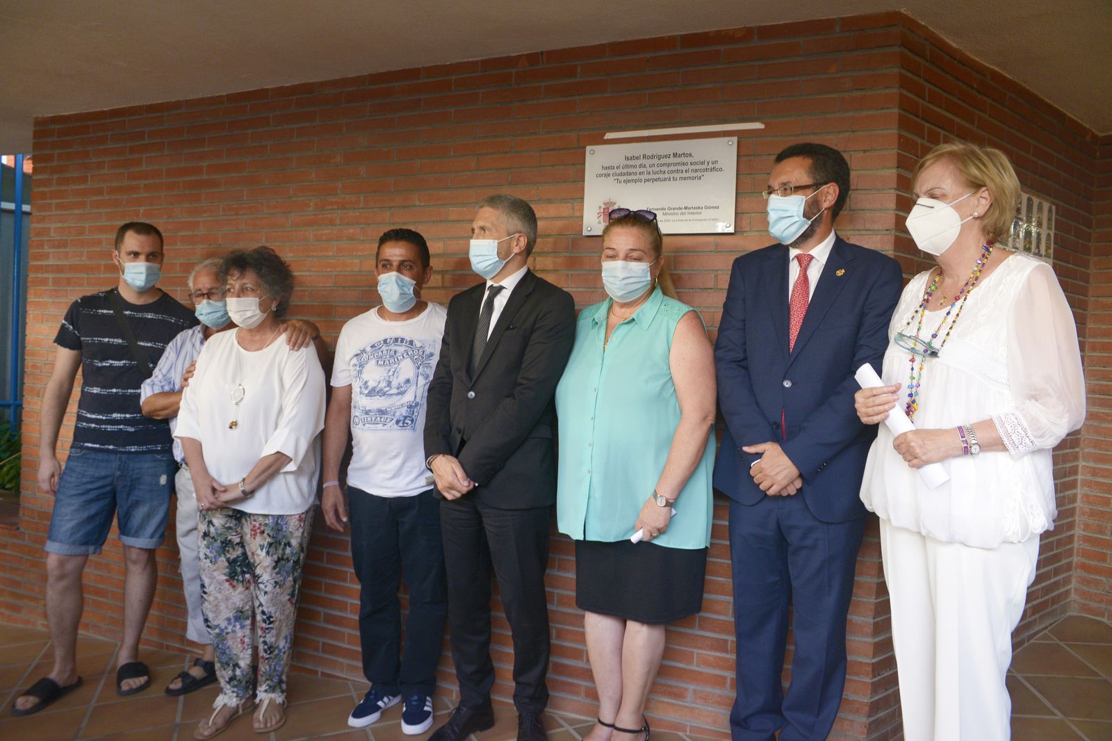 Fotos de la visita del Ministro del Interior a La Linea