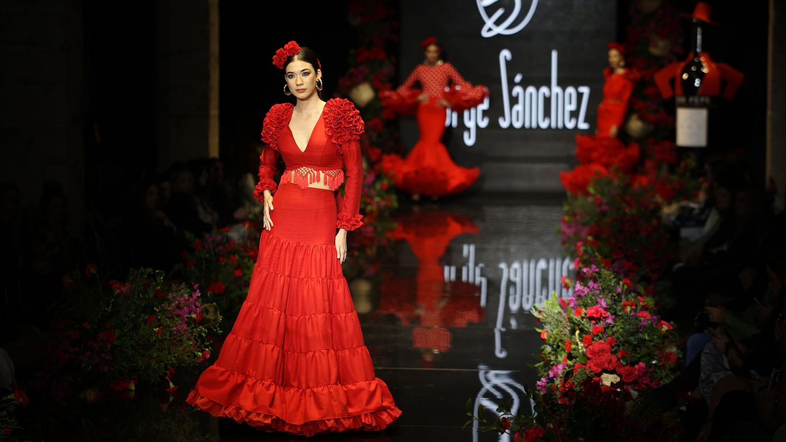 Desfile de Jorge Sánchez en la Pasarela Flamenca Tío Pepe Jerez 2024
