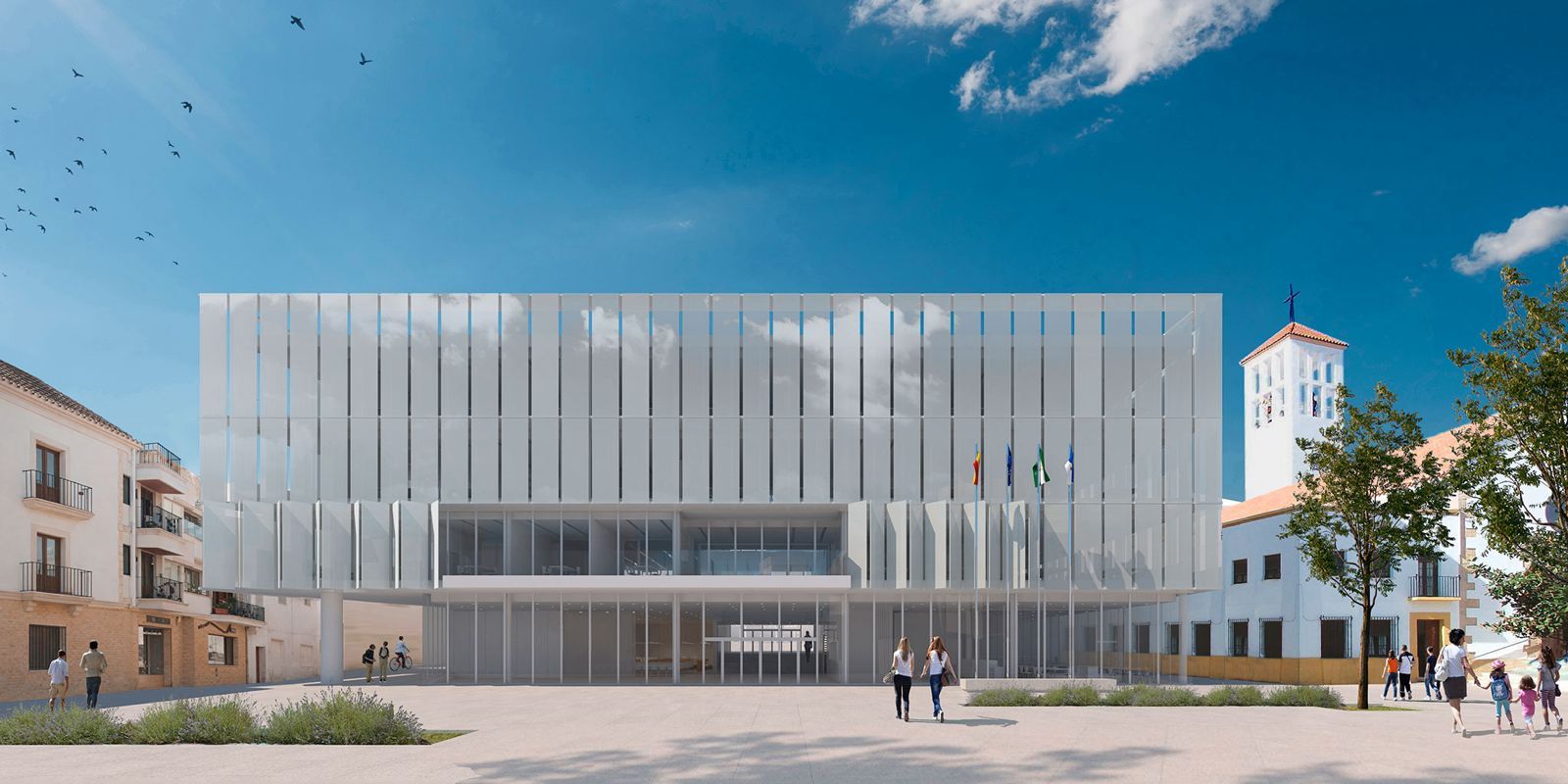 Así será la nueva Casa Consistorial de Roquetas: un edificio de 4.000 metros cuadrados.