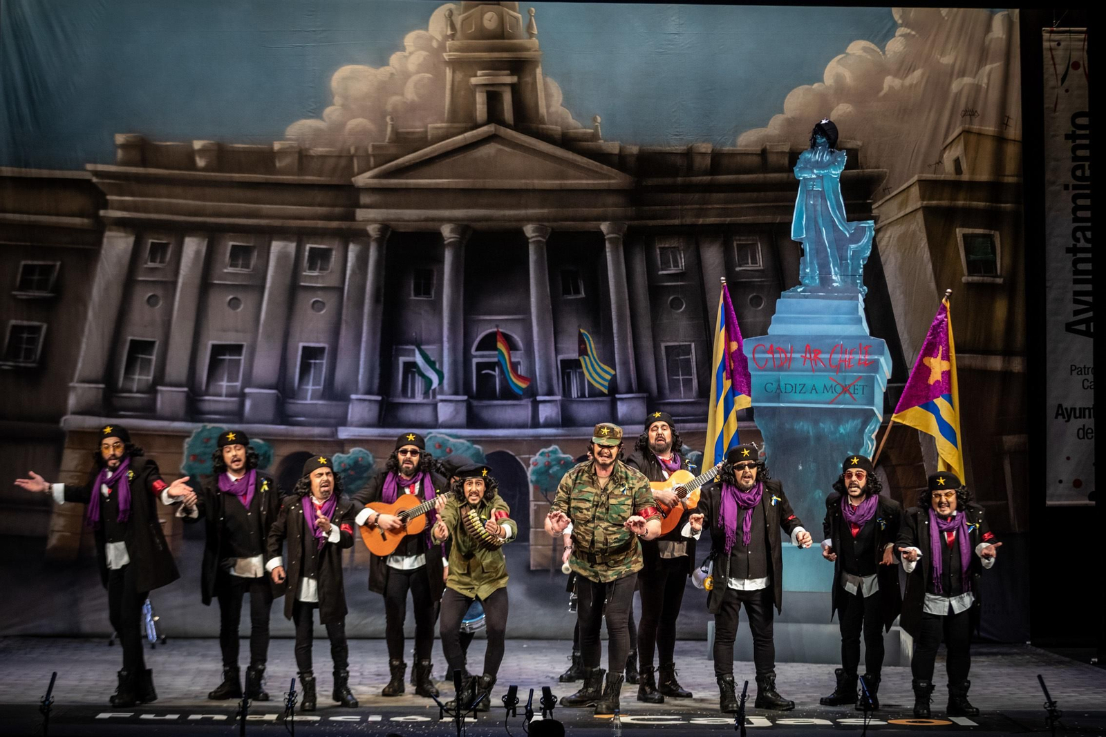 La chirigota de Juan Carlos Aragón 'Er Chele Vara'