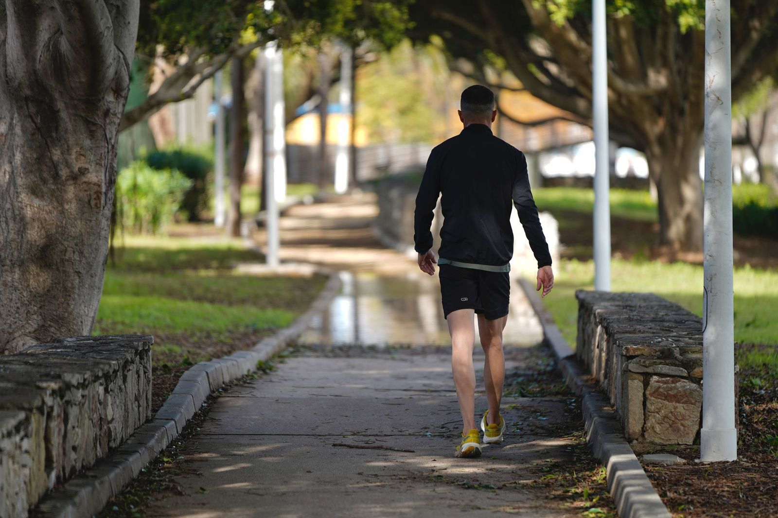 Una mañana en el paseo de la cornisa en Algeciras