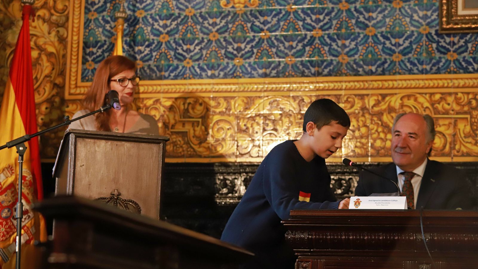 Pleno infantil en el Ayuntamiento de Algeciras