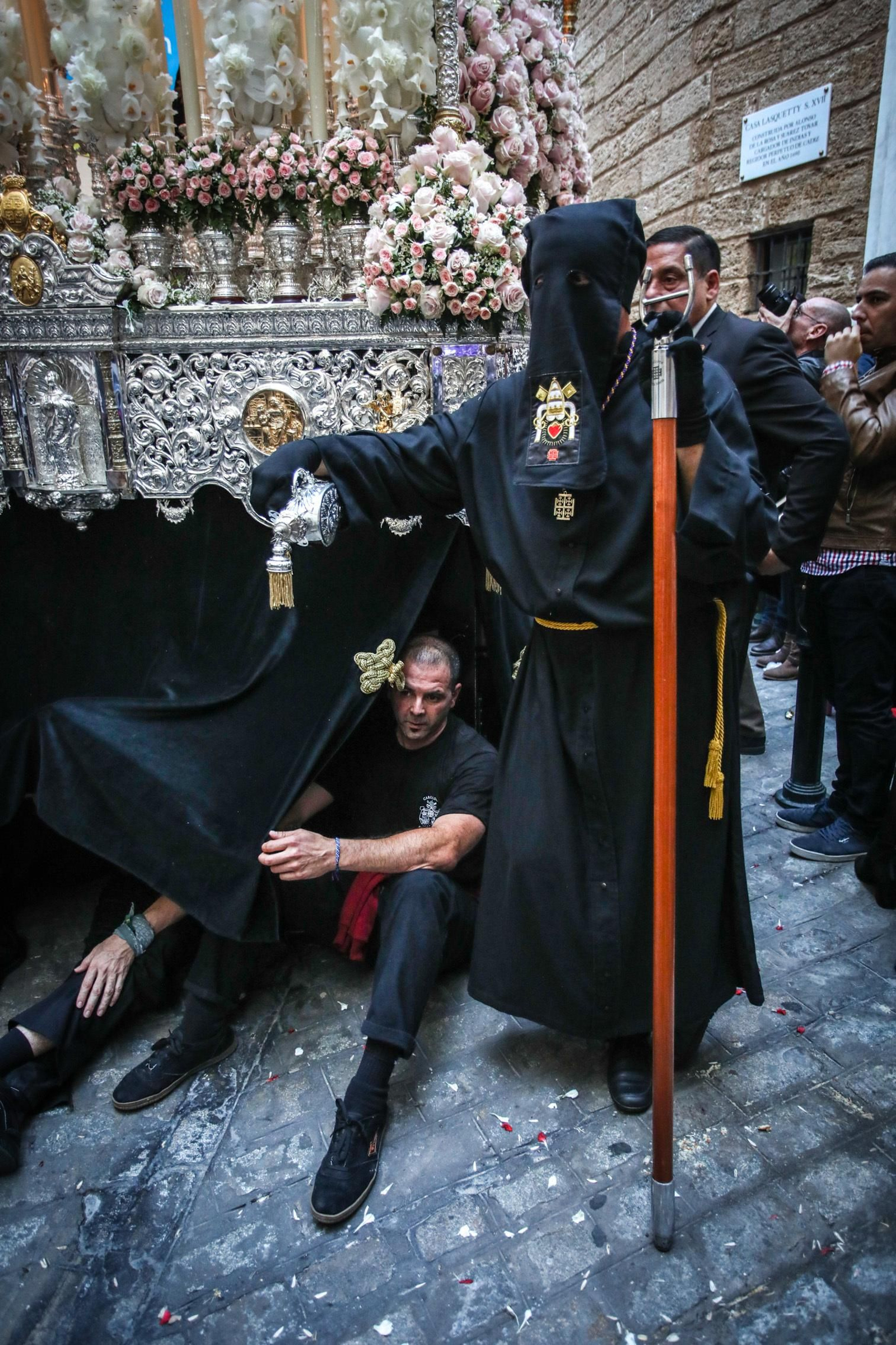 Salida procesional de la hermandad del Nazareno