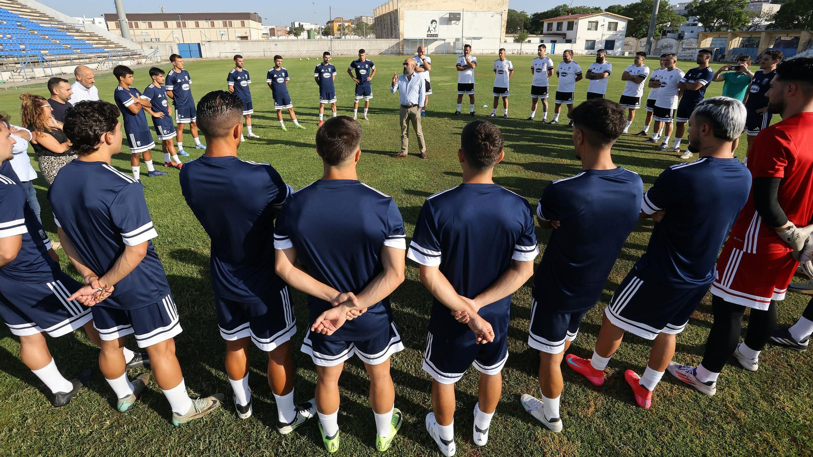 Primer entrenamiento del Xerez CD en el Pedro Garrido de Jerez