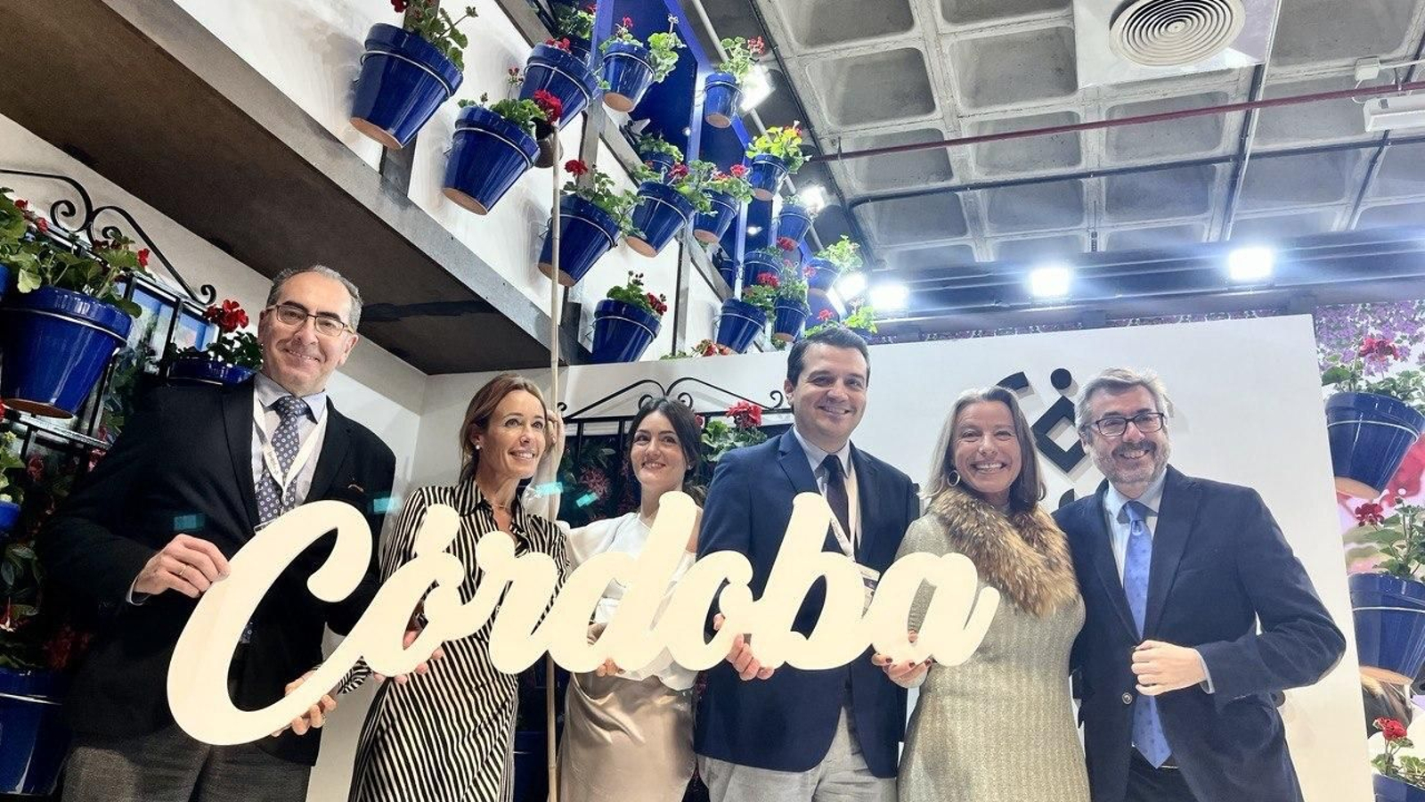 Inauguración del stand de Córdoba.