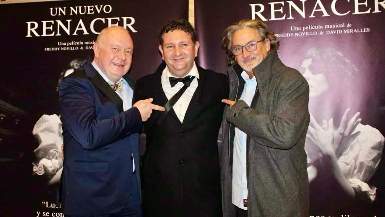 El Indaliano, David Miralles y Antonio Casado.