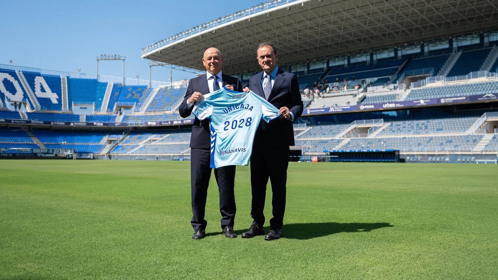 Fernando Ríos y José María Muñoz, en la presentación del acuerdo.