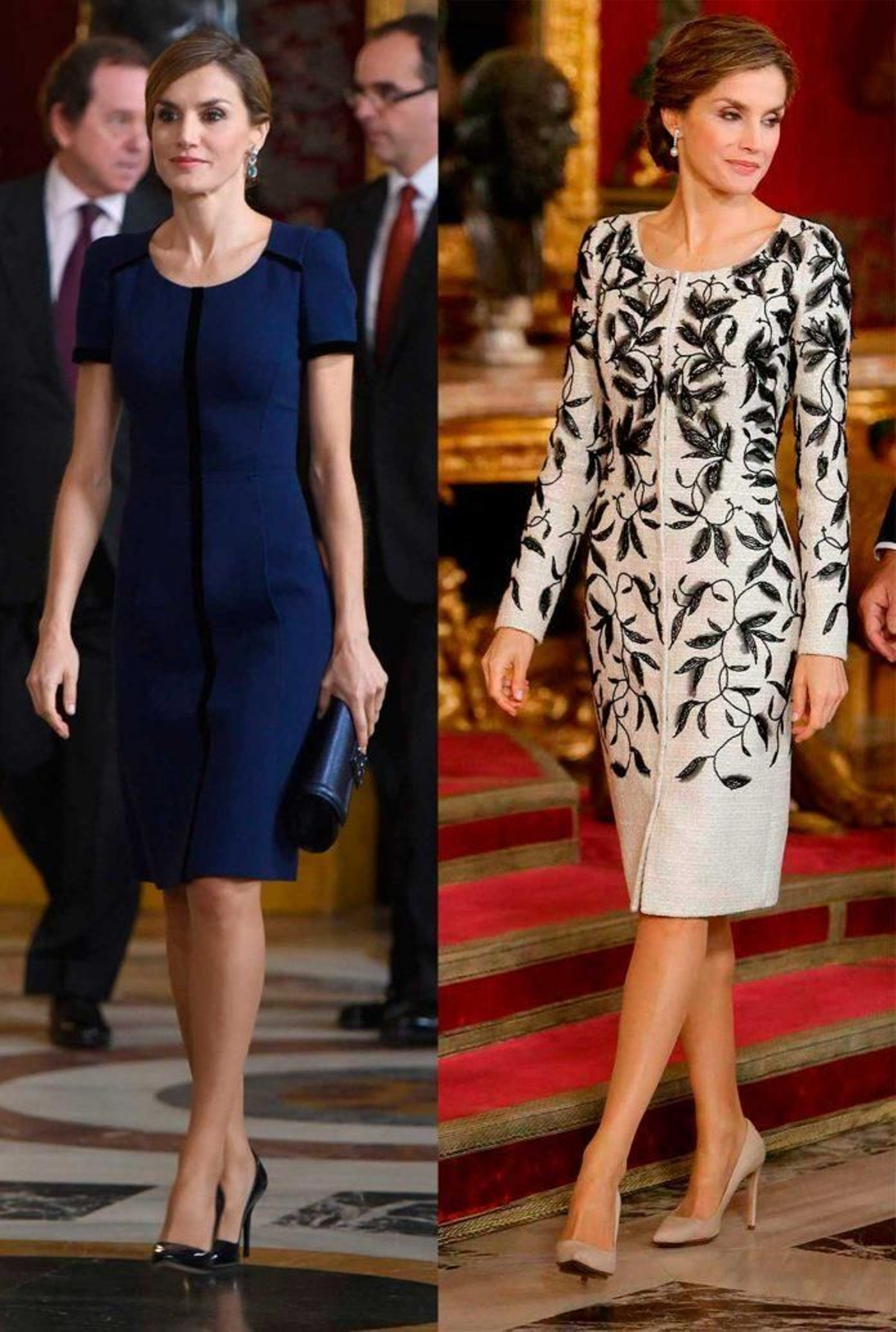 El vestido de la polémica porque se dijo que era un plagio de un Oscar de la Renta.