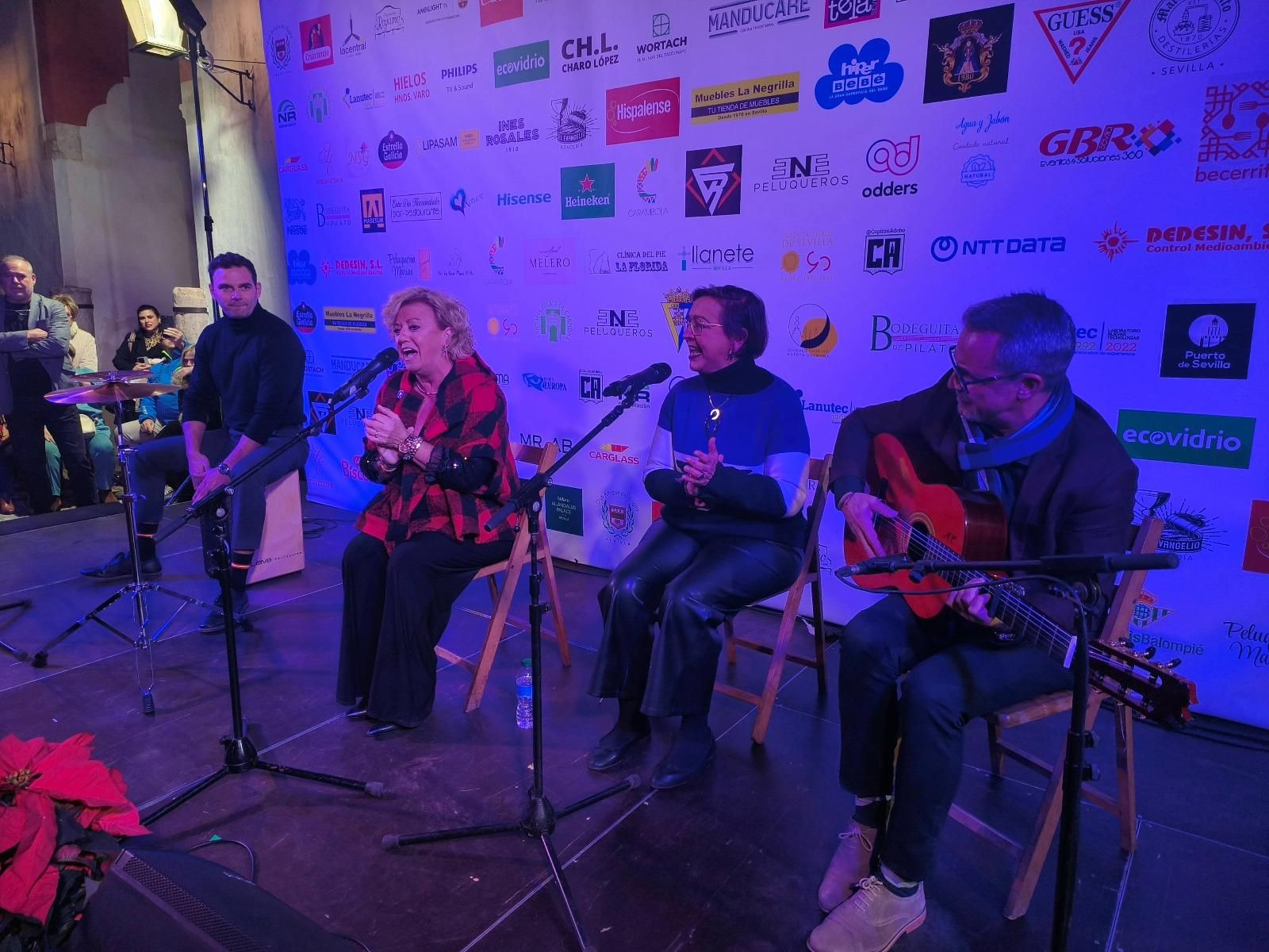 Una de las actuaciones en la zambomba de 2024