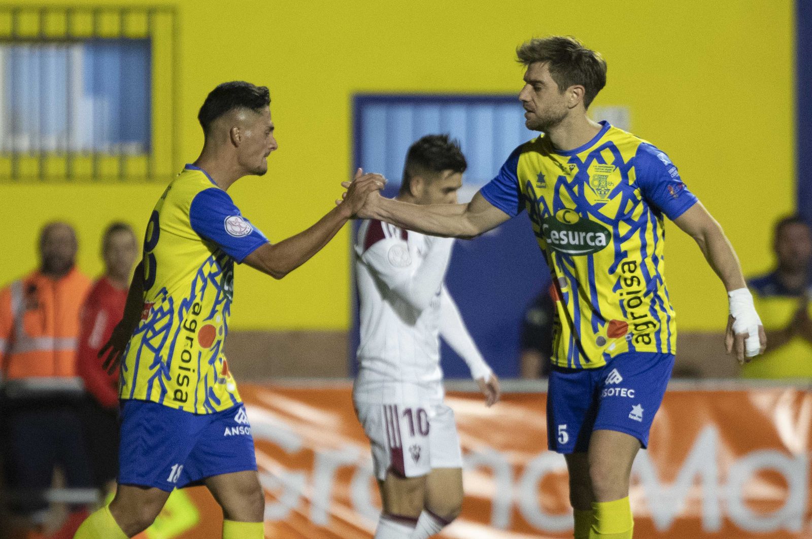 Imaen del encuentro de Copa del Rey entre el Huétor Tájar y el Albacete.