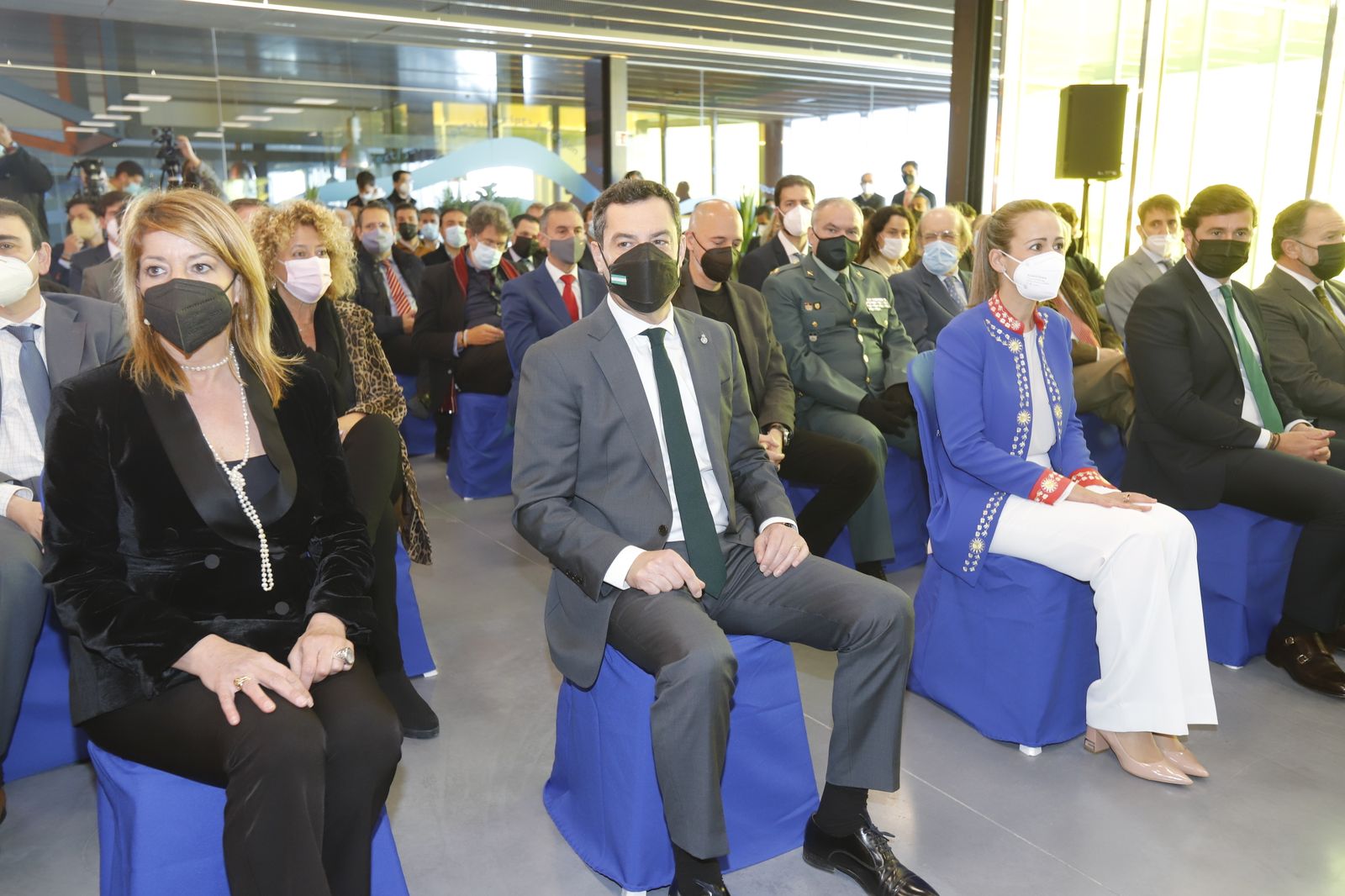 Imágenes del  acto de inauguración del nodo de innovación tecnológica 'La lonja de la Innovación' del Puerto de Huelva