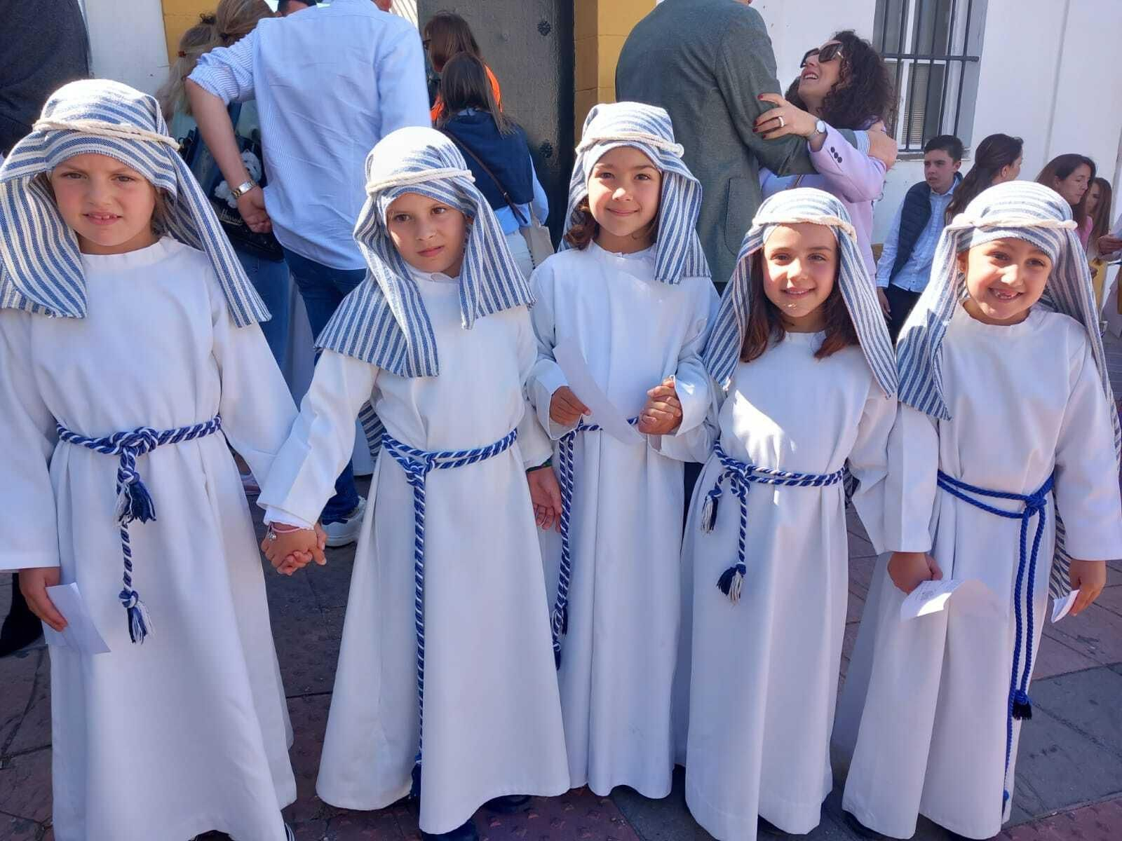 Las imágenes del Domingo de Ramos en Chiclana con La Borriquita y El Huerto