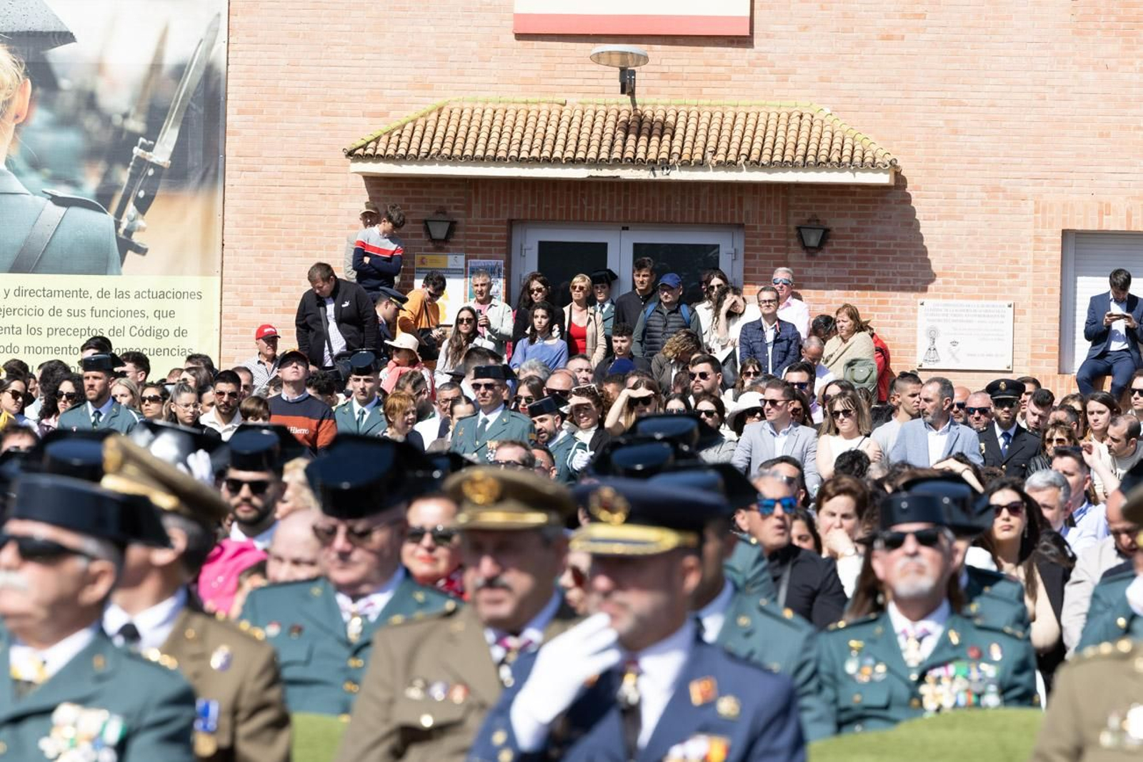 Jura de bandera de la 130ª promoción de guardias civiles de la Academia de Baeza