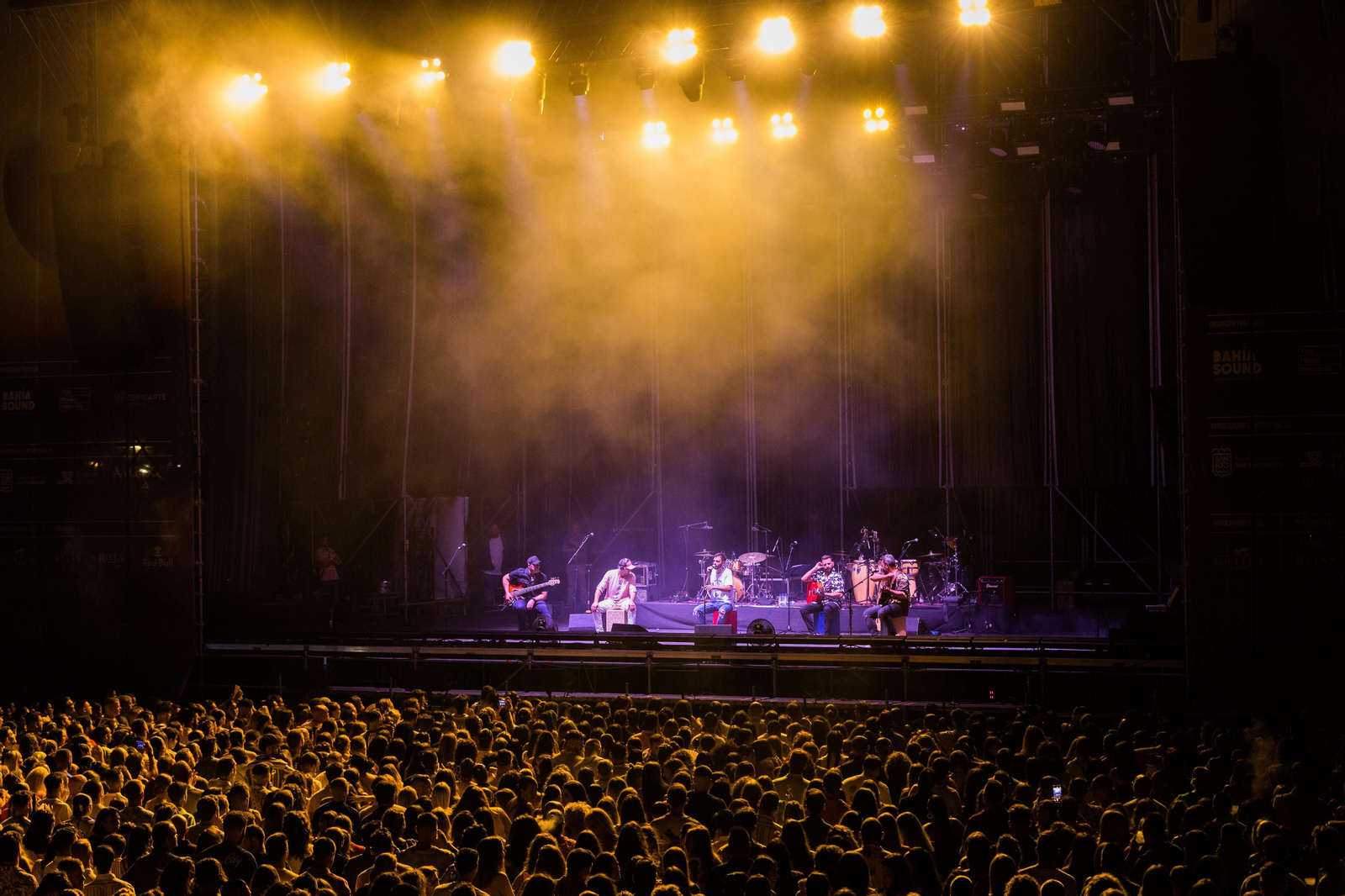 Raúle, en concierto en el Bahía Sound de San Fernando