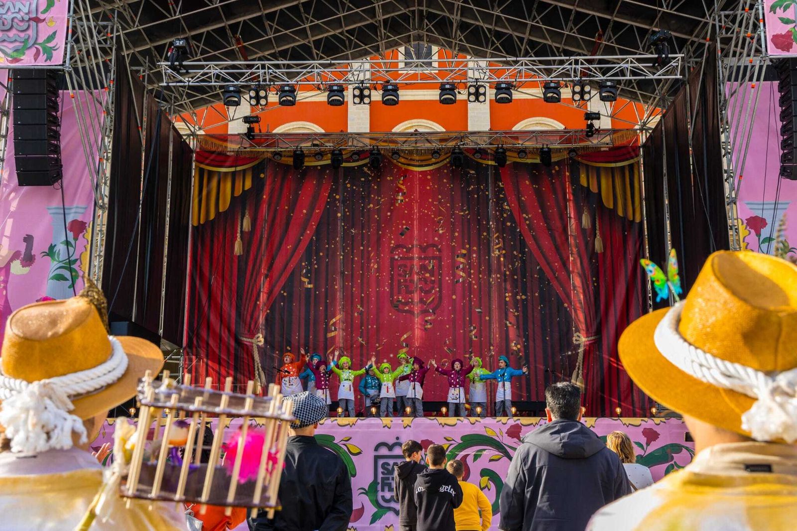 Carnaval para el público infantil en San Fernando, en imágenes