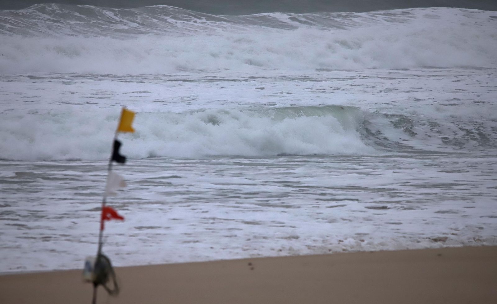 La borrasca Ingrid deja su huella en Tarifa, en imágenes