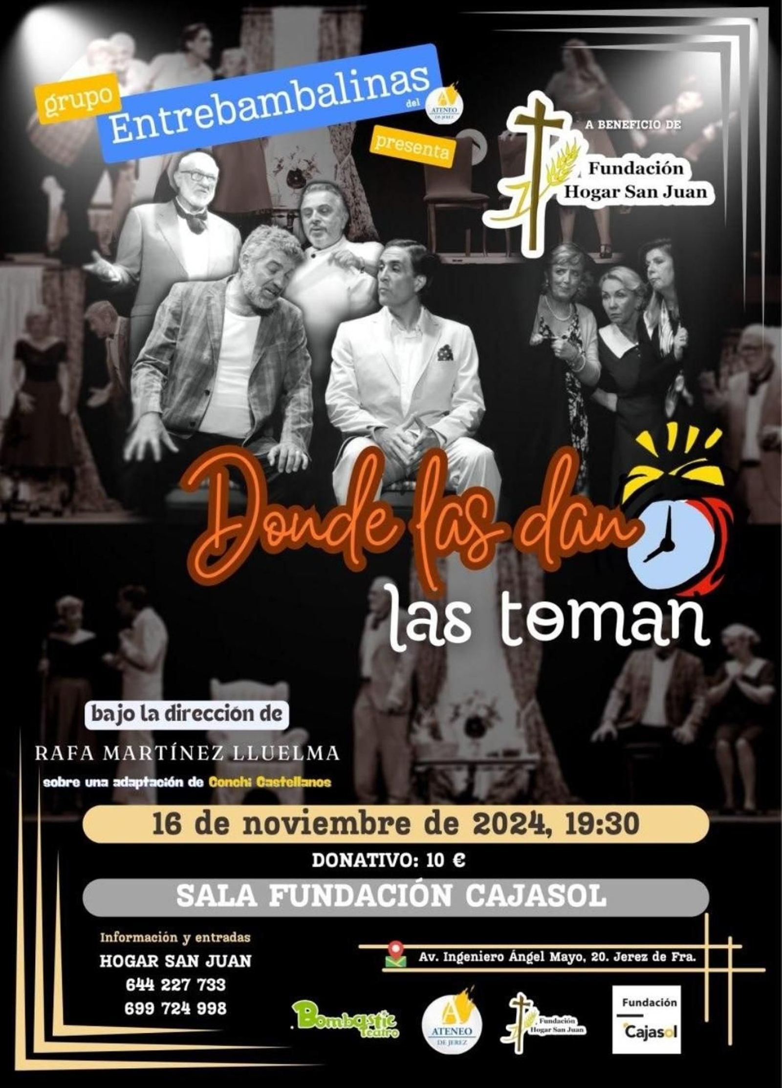 Cartel anunciador de la obra de teatro. Cartel anunciador de la obra de teatro.