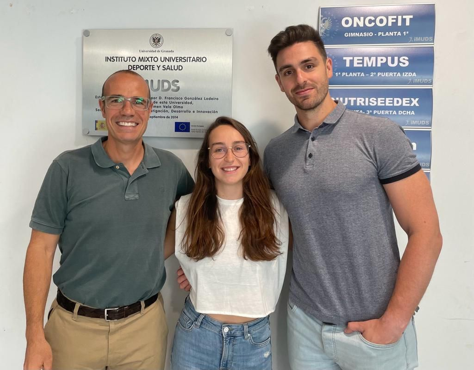 De izquierda a derecha, Jonatan Ruiz, Raquel Sevilla y Francisco Amaro.