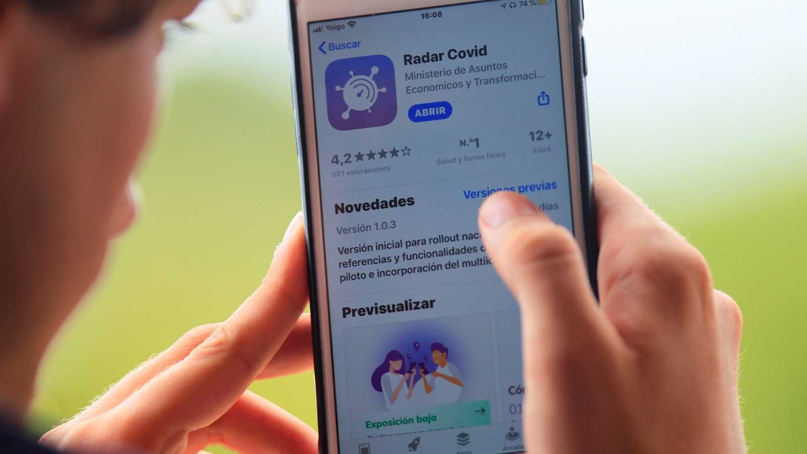 Solo uno de cada diez españoles ha usado la app Radar Covid