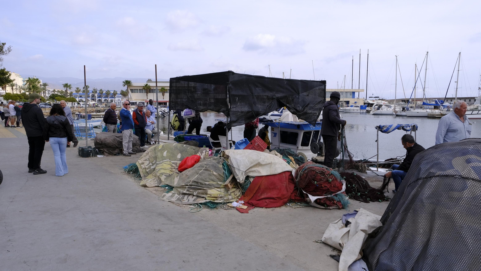 Imágenes de la inauguración de la Lonja del Puerto Pesquero de Roquetas de Mar