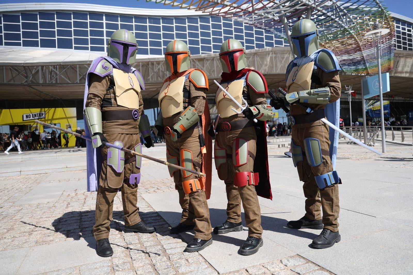 Exteriores del Fycma durante la Comic-Con de Málaga.