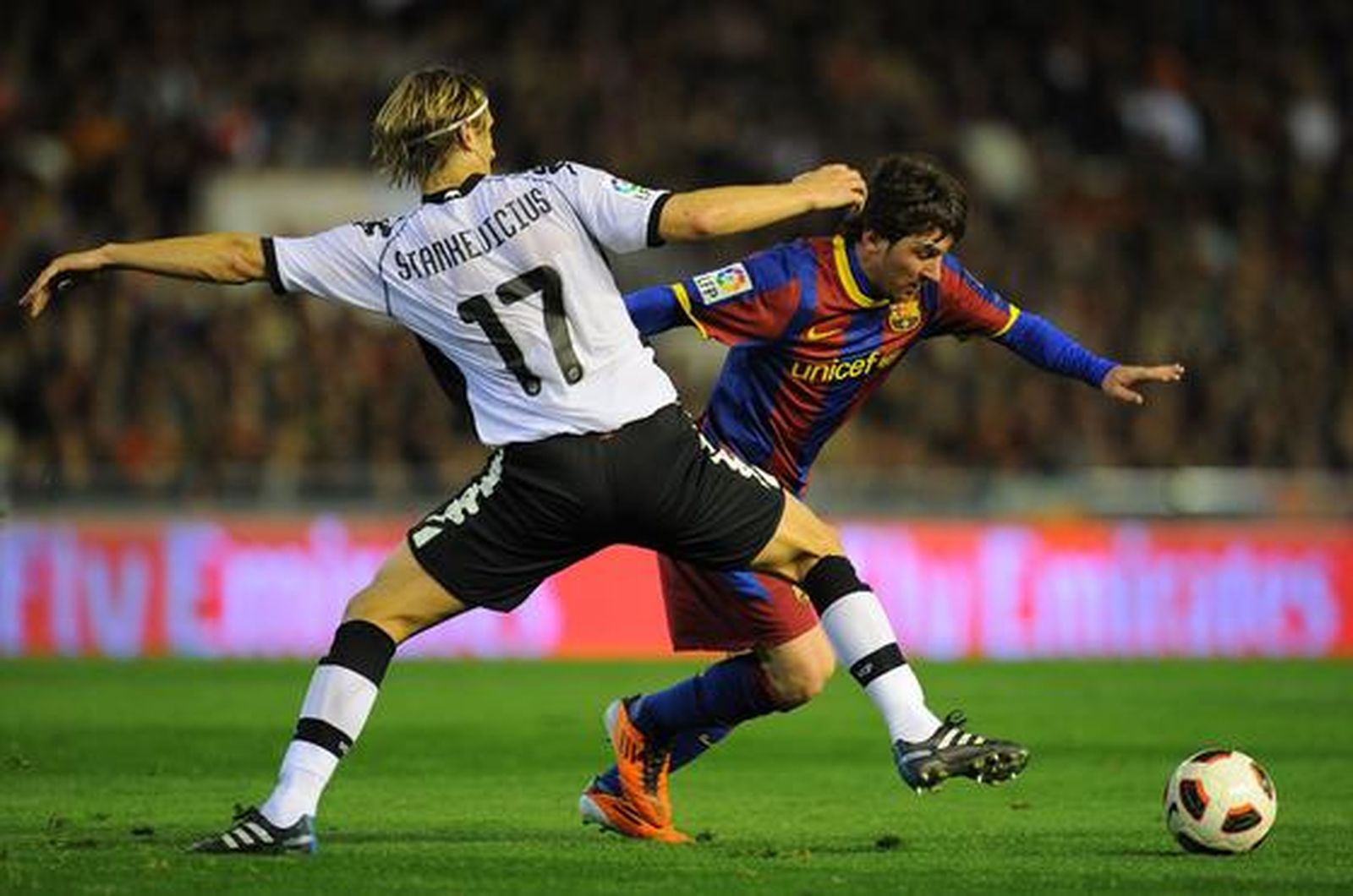 El Barcelona consigue una trabajada victoria en Mestalla.

Foto: AFP/ Reuters