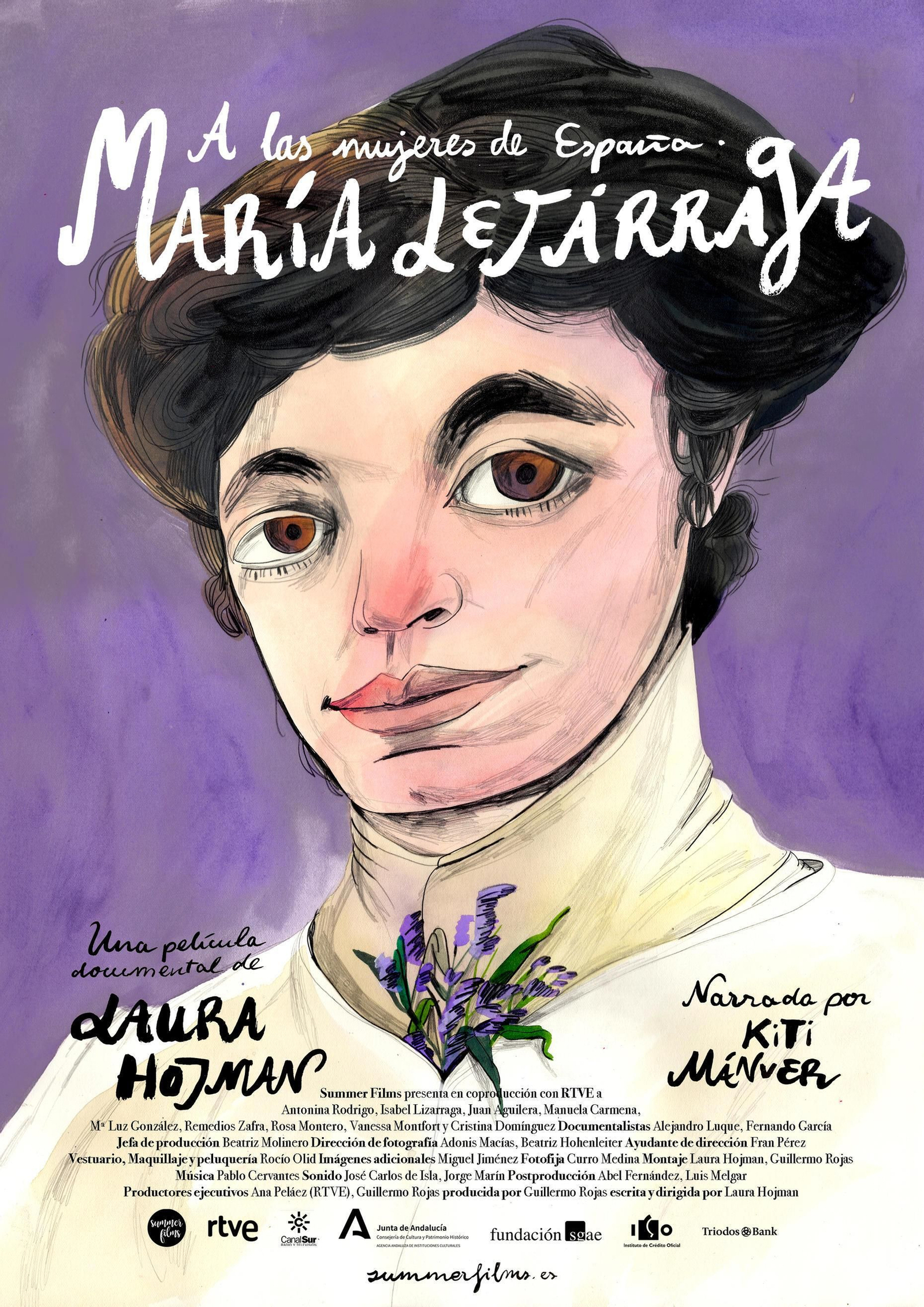 Cartel de la película, obra de María Herreros.