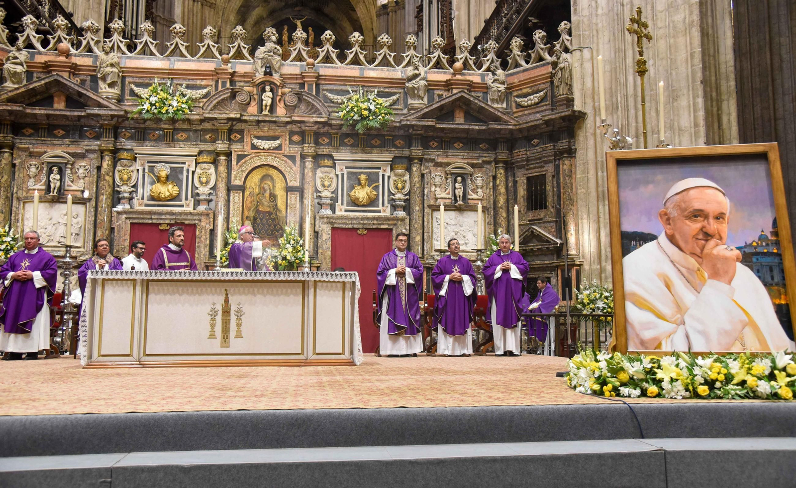 Funeral del papa Francisco en Sevilla